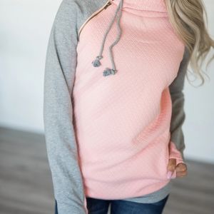 Pink hooded Sweatshirt